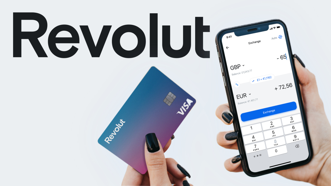 Revolut — aplikacija za digitalno bančništvo za vlagatelje in popotnike